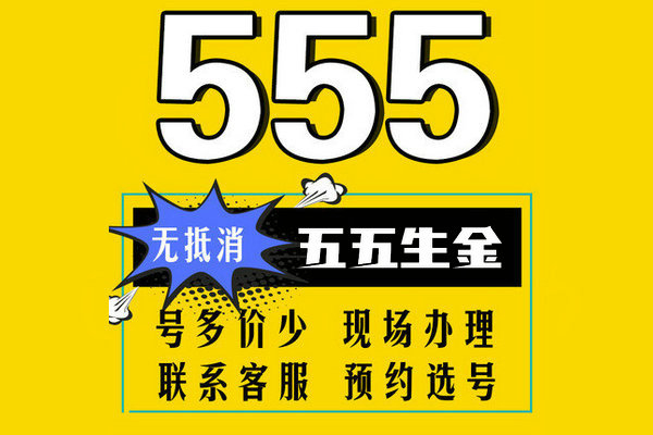 长春鄄城152/157号段尾号555吉祥号出售